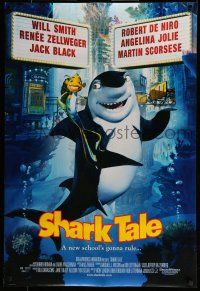 7g674 SHARK TALE DS 1sh '04 Dreamworks underwater cartoon, Will Smith!