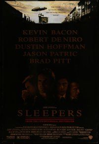 7g689 SLEEPERS 1sh '96 Robert De Niro, Dustin Hoffman, Jason Patric, Brad Pitt!