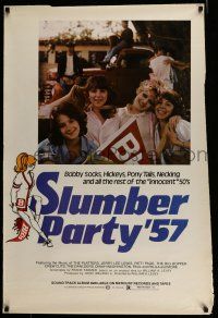 7g692 SLUMBER PARTY '57 1sh '77 Bridget Holloman, Noelle North, very first Debra Winger!