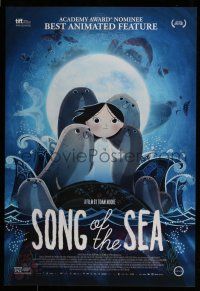 7g694 SONG OF THE SEA 1sh '14 Tomm Moore animated adventure, great image!