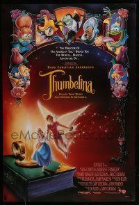 7g758 THUMBELINA DS 1sh '94 Don Bluth animation, cartoon images of fantasy characters!
