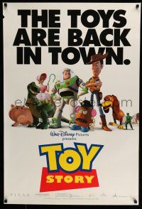 7g776 TOY STORY DS 1sh '95 Disney/Pixar cartoon, Buzz Lightyear, Woody & more!