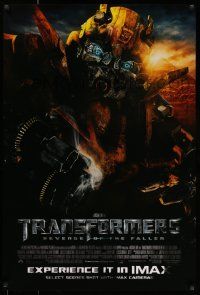 7g784 TRANSFORMERS: REVENGE OF THE FALLEN IMAX 1sh '09 Michael Bay directed battling alien robots!
