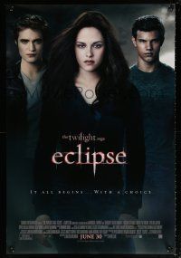 7g796 TWILIGHT SAGA: ECLIPSE advance DS 1sh '10 Kristen Stewart, Robert Pattinson, Lautner!
