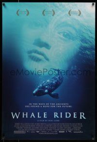 7g830 WHALE RIDER 1sh '03 cool different image of Keisha Castle-Hughes!