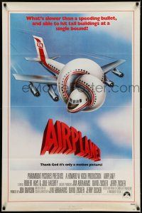 7h038 AIRPLANE int'l 1sh '80 classic zany parody by Jim Abrahams and David & Jerry Zucker!