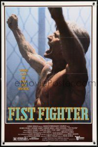 7h318 FIST FIGHTER 1sh '89 Rivero, Frank Zuniga, there can be only one winner!