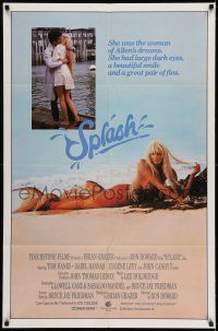 7h729 SPLASH int'l 1sh '84 Tom Hanks loves mermaid Daryl Hannah in New York City!
