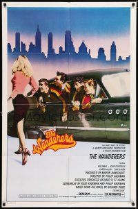 7h954 WANDERERS 1sh '79 Ken Wahl in Kaufman's 1960s New York City teen gang cult classic!