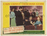 7j061 AFFAIR TO REMEMBER LC #3 '57 Cary Grant sadly runs into Deborah Kerr & Richard Denning!