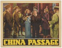 7j132 CHINA PASSAGE LC '37 Constance Worth, Dick Elliott, Joyce Compton & guards with guns!
