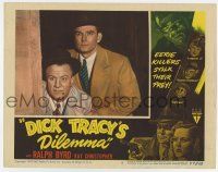 7j184 DICK TRACY'S DILEMMA LC #5 '47 detectives Ralph Byrd & Lyle Latell look for eerie killers!