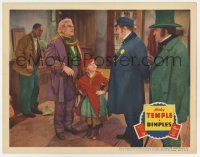 7j187 DIMPLES LC '36 Frank Morgan & Shirley Temple glare at cop with Stepin Fetchit behind them!
