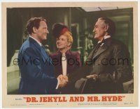 7j192 DR. JEKYLL & MR. HYDE LC #4 R54 Lana Turner watches Spencer Tracy shake hands w/Donald Crisp!