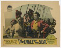 7j198 EAGLE OF THE SEA LC '26 great close up of Ricardo Cortez & pirates on their ship at sea!