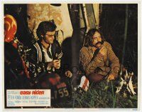 7j201 EASY RIDER LC #3 '69 best image of Peter Fonda & star/director Dennis Hopper smoking weed!
