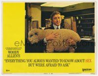 7j211 EVERYTHING YOU ALWAYS WANTED TO KNOW ABOUT SEX LC #3 '72 Gene Wilder with true love sheep!
