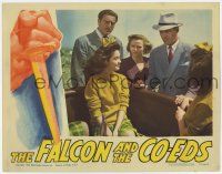 7j215 FALCON & THE CO-EDS LC '43 detective Tom Conway w/ Jean Brooks & more sexy suspects for murder