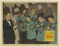 7j251 GANG'S ALL HERE LC '43 great close up of Benny Goodman with clarinet & His Orchestra!