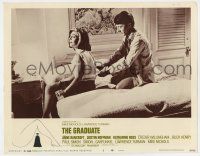 7j271 GRADUATE pre-Awards Embassy LC #2 '68 Dustin Hoffman starts to undress Anne Bancroft in hotel!