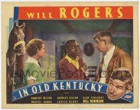 7j324 IN OLD KENTUCKY LC '35 Will Rogers with Dorothy Wilson & Bill Robinson, horse racing!