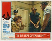 7j325 IN THE HEAT OF THE NIGHT LC #1 '67 Rod Steiger, Warren Oates, Scott Wilson & Lee Grant!