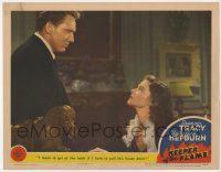 7j368 KEEPER OF THE FLAME LC '42 Spencer Tracy doesn't know if Katharine Hepburn is a murderess!