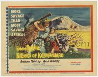 7j375 KILLERS OF KILIMANJARO TC '60 Robert Taylor & Anne Aubrey in Africa's savage mountains!