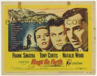 7j378 KINGS GO FORTH TC '58 Frank Sinatra, Tony Curtis & Natalie Wood, World War II romance!