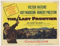 7j399 LAST FRONTIER TC '55 art of mountain man Victor Mature, he lived the frontier's finest hour!
