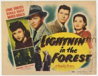 7j414 LIGHTNIN' IN THE FOREST TC '48 Lynne Roberts, Donald Barry, Warren Douglas, Adrian Booth