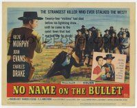 7j540 NO NAME ON THE BULLET TC '59 Audie Murphy, the strangest killer who ever stalked the West!