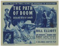 7j585 OVERLAND WITH KIT CARSON chapter 5 TC '39 Wild Bill Elliot, The Path of Doom!