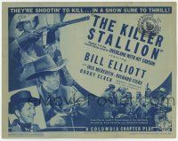 7j587 OVERLAND WITH KIT CARSON chapter 7 TC '39 Wild Bill Elliot, The Killer Stallion!
