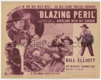7j589 OVERLAND WITH KIT CARSON chapter 9 TC '39 Wild Bill Elliot, Blazing Peril!
