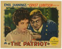 7j593 PATRIOT LC '28 creepy Emil Jannings grabs nervous Florence Vidor's necklace, Ernst Lubitsch!