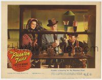 7j613 PHANTOM THIEF LC '46 George Stone watches Chester Morris as Boston Blackie brewing trouble!