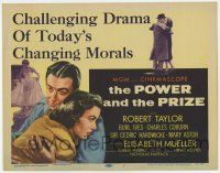 7j620 POWER & THE PRIZE TC '56 Robert Taylor & Elisabeth Mueller deal with today's changing morals