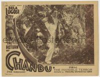 7j682 RETURN OF CHANDU chapter 9 LC '34 full-length Bela Lugosi in jungle facing Invisible Terror!