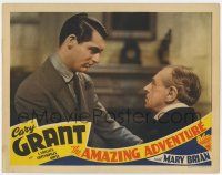 7j705 ROMANCE & RICHES LC R40s c/u of Cary Grant staring down at older man, The Amazing Adventure!