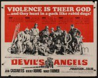 7k492 DEVIL'S ANGELS 1/2sh '67 Corman, their god is violence, lust the law they live by