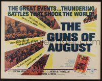 7k538 GUNS OF AUGUST 1/2sh '64 World War I documentary, narrated by Fritz Weaver!
