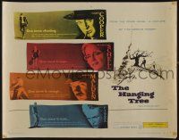 7k540 HANGING TREE 1/2sh '59 Gary Cooper, Maria Schell & Karl Malden, from the prize novel!