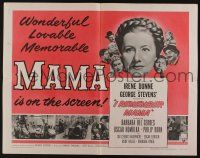 7k561 I REMEMBER MAMA 1/2sh R55 Irene Dunne, Barbara Bel Geddes, directed by George Stevens!