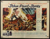 7k569 JOHN PAUL JONES 1/2sh '59 the adventures that will live forever in America's naval history!