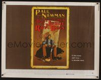 7k588 LIFE & TIMES OF JUDGE ROY BEAN 1/2sh '72 John Huston, art of Paul Newman by Richard Amsel!
