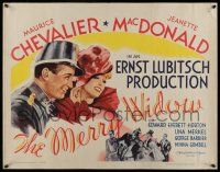 7k635 MERRY WIDOW 1/2sh R62 Maurice Chevalier, Jeanette MacDonald, Ernst Lubitsch!