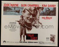 7k826 TRUE GRIT 1/2sh '69 John Wayne as Rooster Cogburn, Kim Darby, Glen Campbell