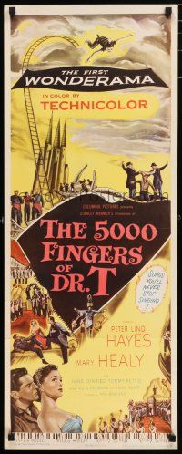 7k002 5000 FINGERS OF DR. T insert '53 Peter Lind Hayes, Mary Healy, Conried written by Dr. Seuss!