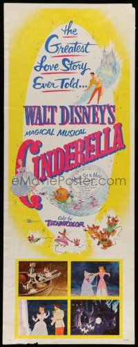 7k061 CINDERELLA insert R57 Walt Disney classic romantic musical fantasy cartoon!